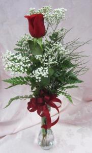 Single Rose Bud Vase – Flowers By Pj Inc, Tuckerton NJ