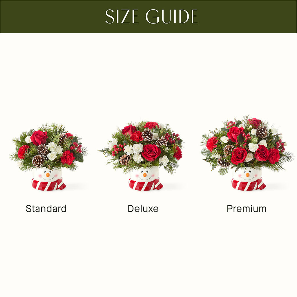 Jolly Snowman Bouquet – Flowers By Pj Inc, Tuckerton NJ