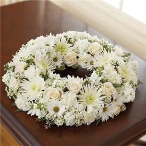 Cremation Ring White – Flowers By Pj Inc, Tuckerton NJ