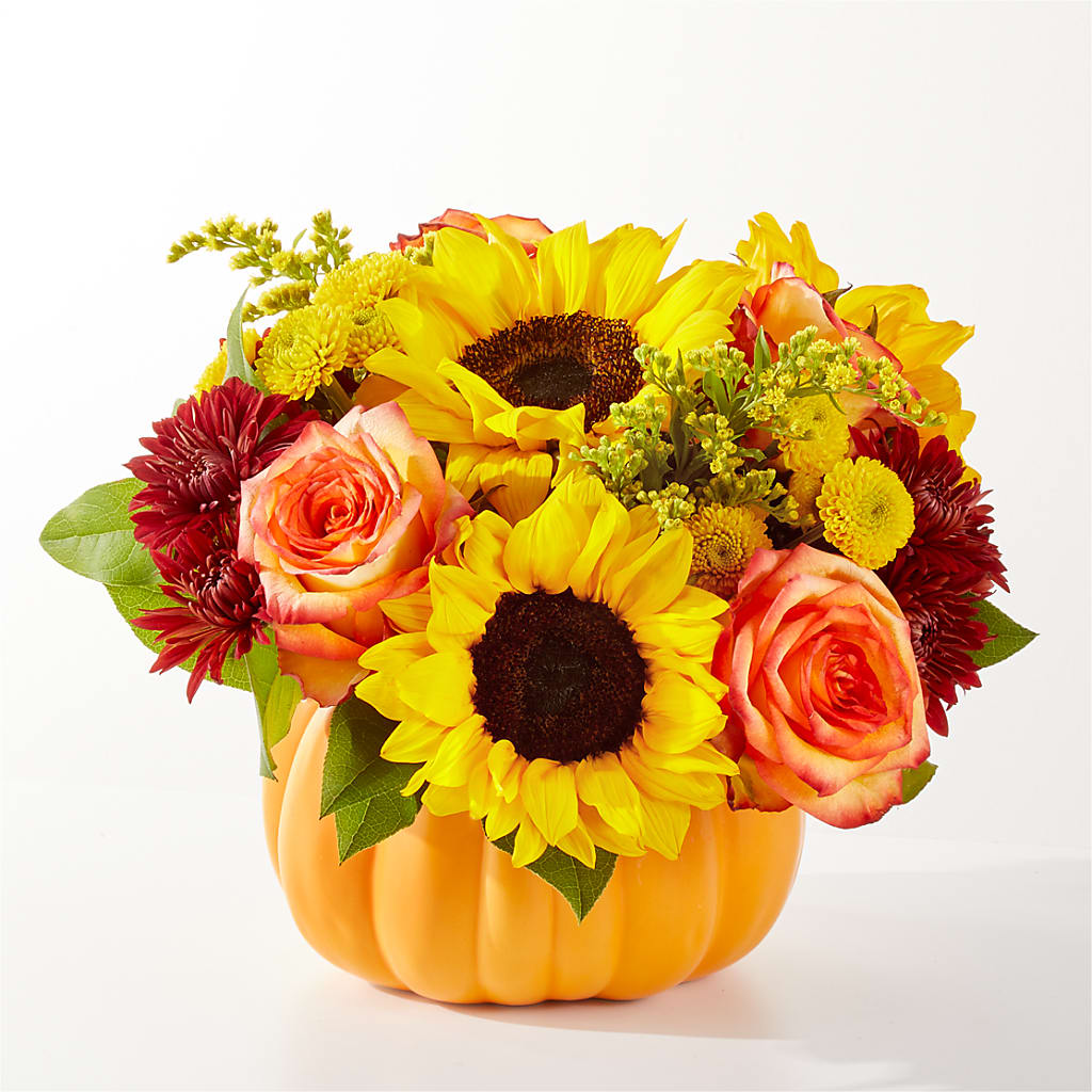 Golden Gourd Pumpkin Bouquet – Flowers By Pj Inc, Tuckerton NJ