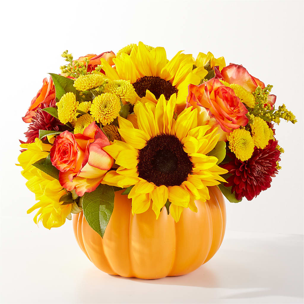 Golden Gourd Pumpkin Bouquet – Flowers By Pj Inc, Tuckerton NJ