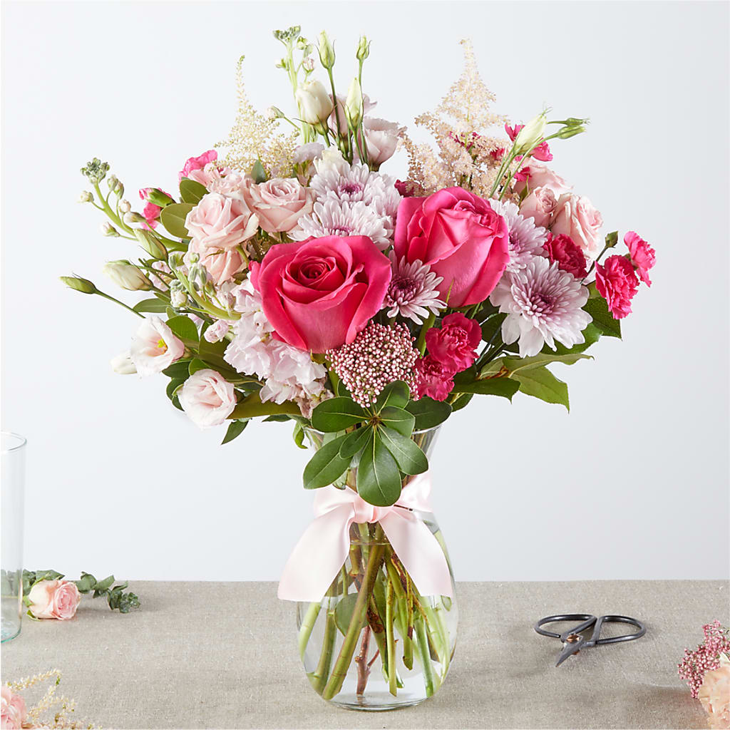 Pink Ribbon - A Florist Original – Flowers By Pj Inc, Tuckerton NJ