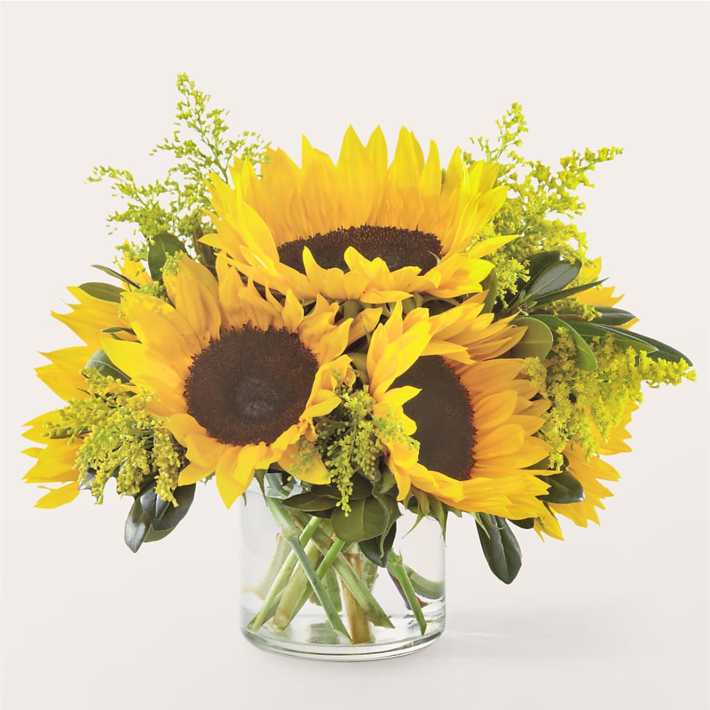 Beaming Sunflower Bouquet – Flowers By Pj Inc, Tuckerton NJ