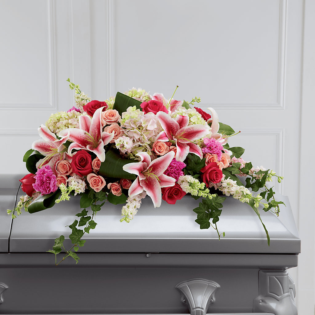 Splendid Grace Casket Spray – Flowers By Pj Inc, Tuckerton NJ