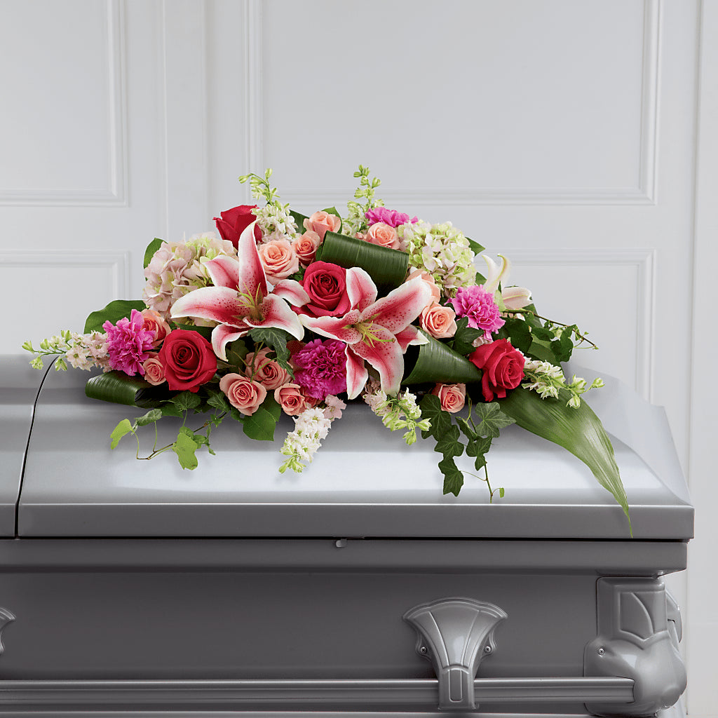 Splendid Grace Casket Spray – Flowers By Pj Inc, Tuckerton NJ