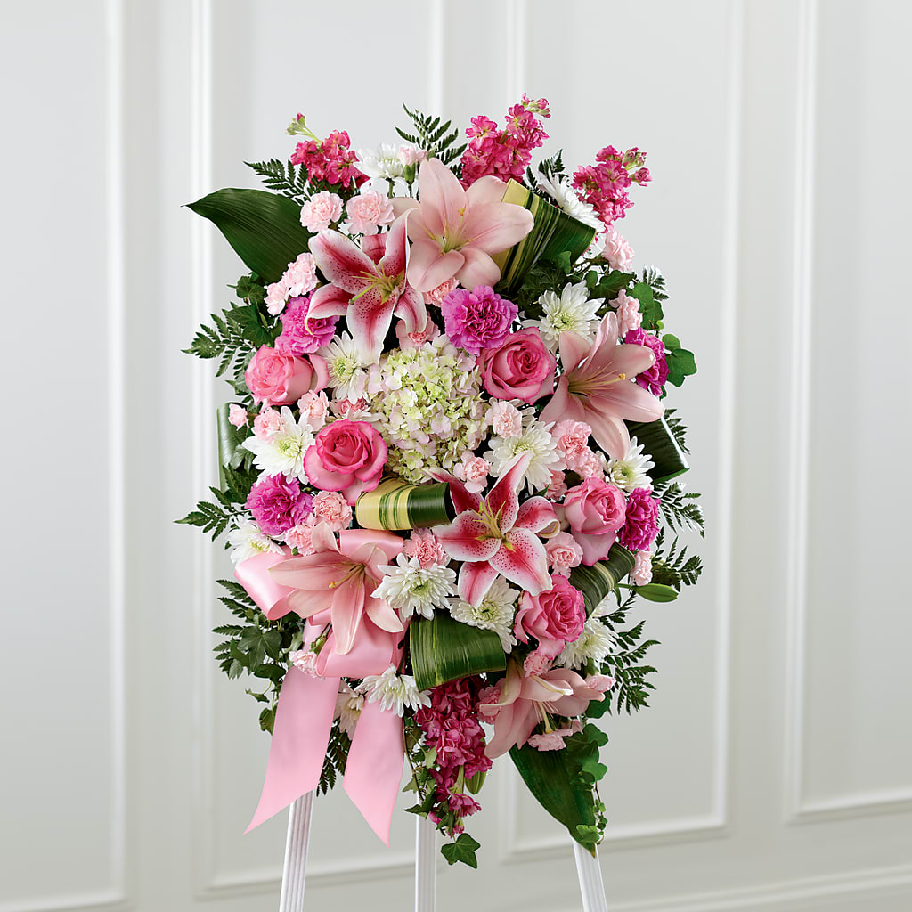 Comforting Standing Spray – Flowers By Pj Inc, Tuckerton NJ