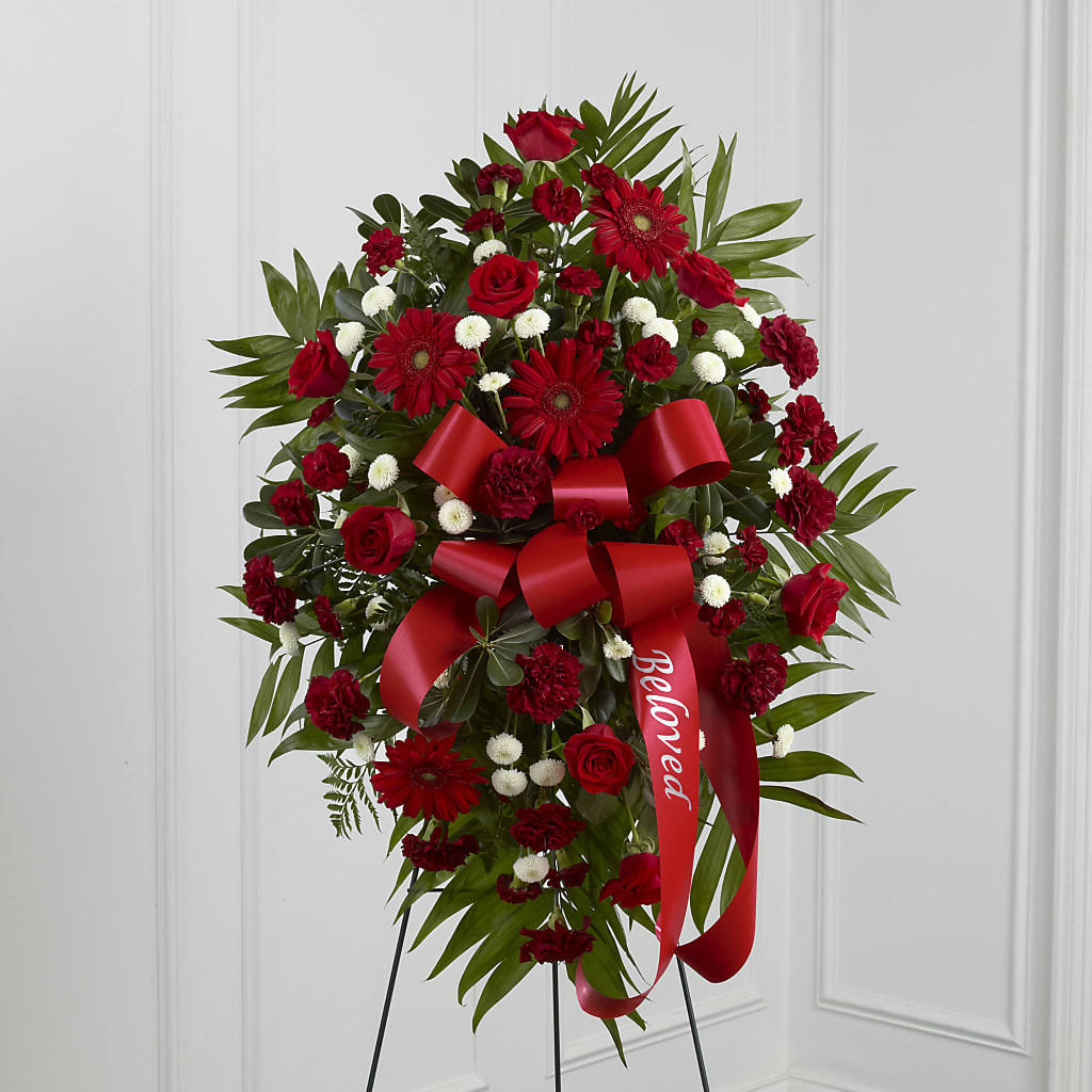 Treasured Memories Standing Spray – Flowers By Pj Inc, Tuckerton NJ