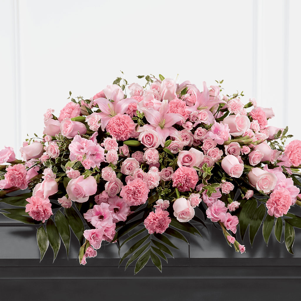 Garden of Comfort Casket Spray (Standard) – Flowers By Pj Inc, Tuckerton NJ