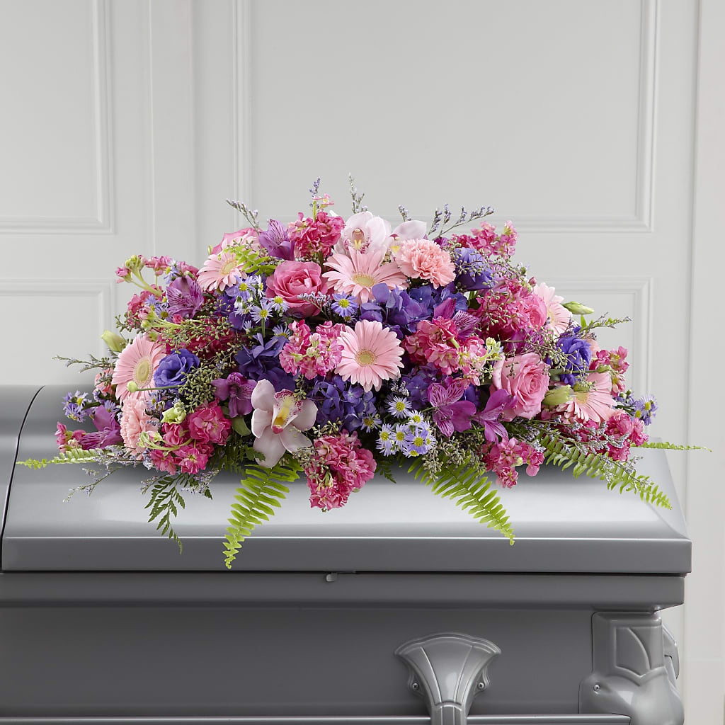 Glorious Garden Casket Spray – Flowers By Pj Inc, Tuckerton NJ