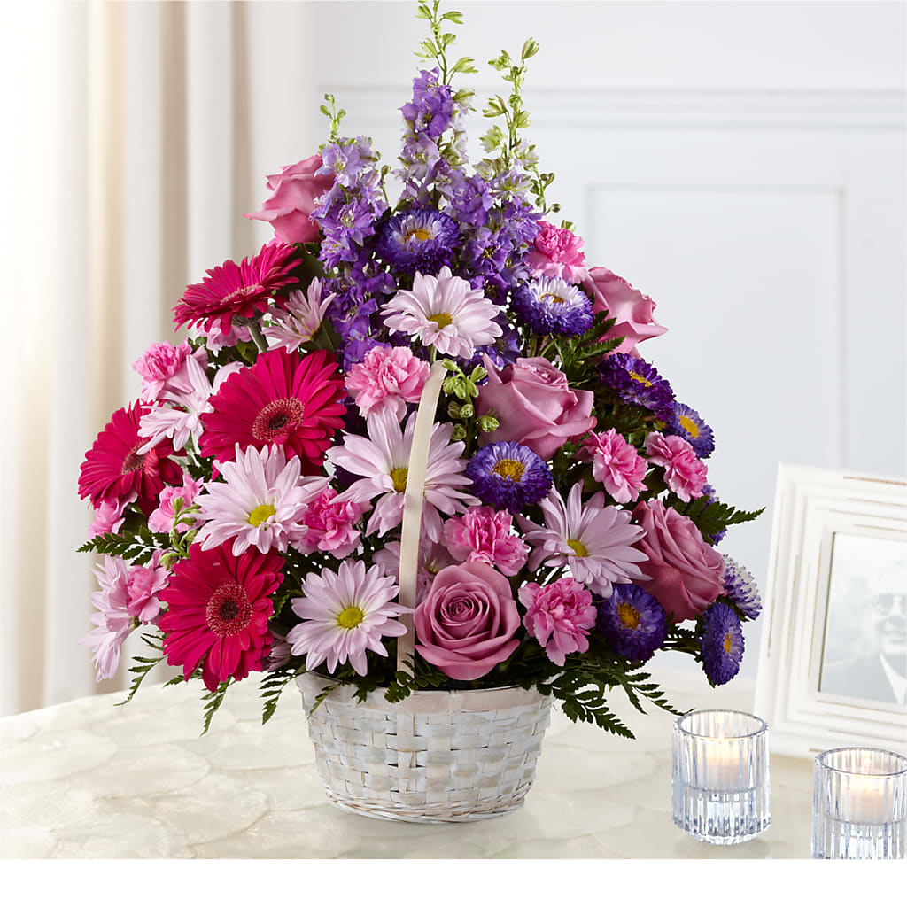 Pastel Peace Basket – Flowers By Pj Inc, Tuckerton NJ