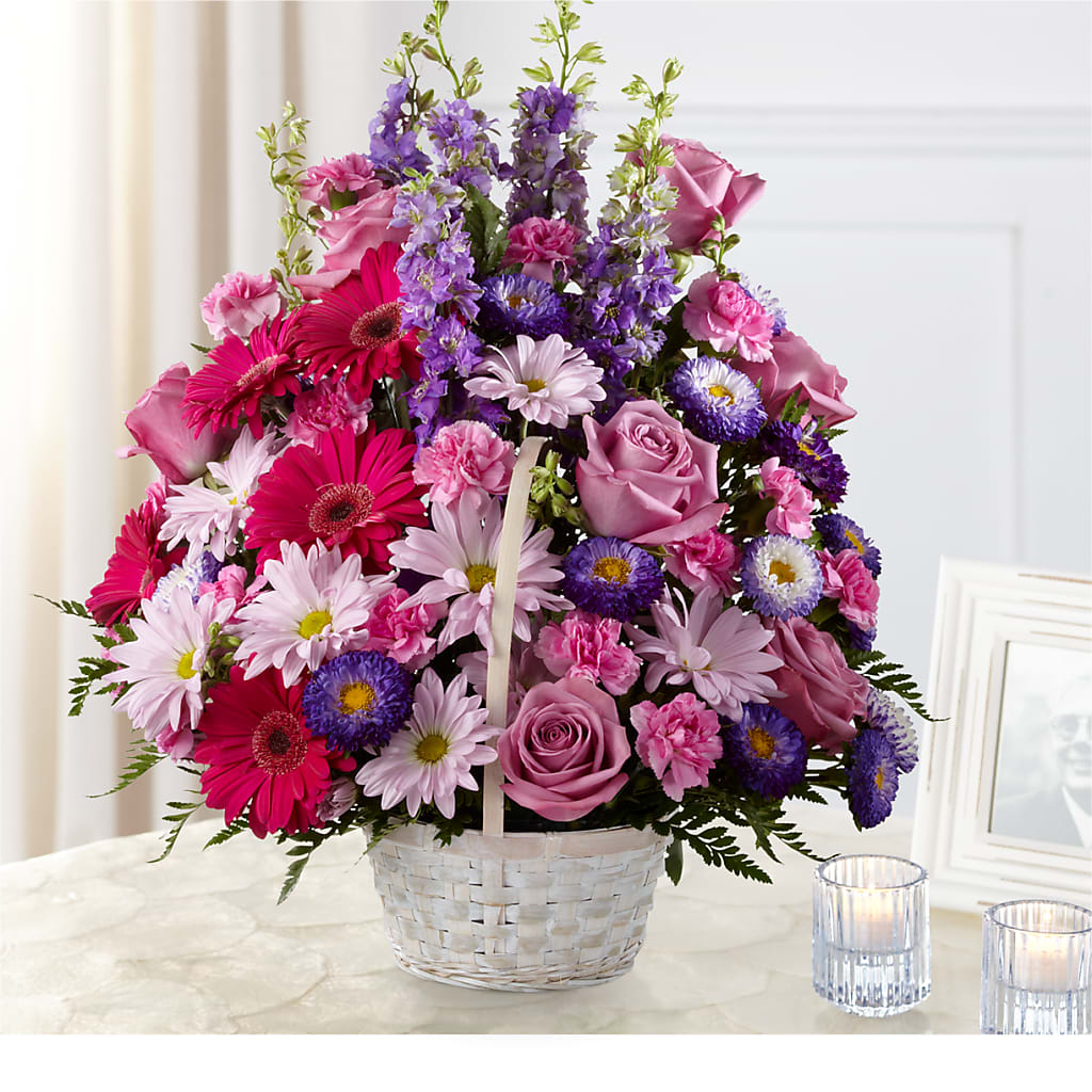 Pastel Peace Basket – Flowers By Pj Inc, Tuckerton NJ