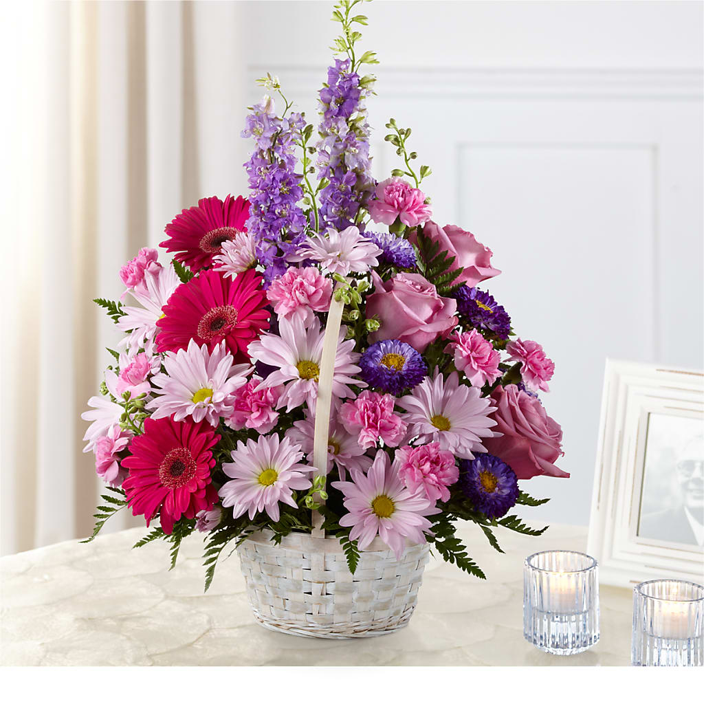 Pastel Peace Basket – Flowers By Pj Inc, Tuckerton NJ
