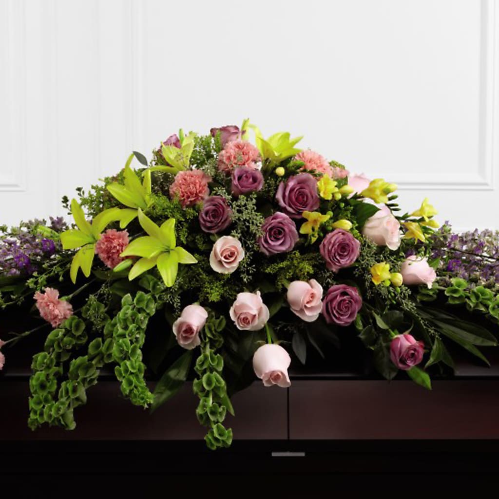 Forever Beloved Casket Spray – Flowers By Pj Inc, Tuckerton NJ
