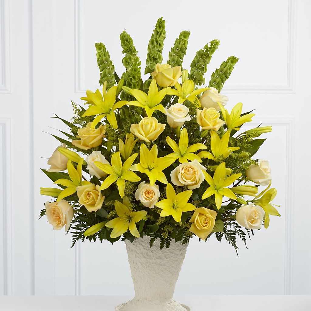 Golden Memories Arrangement – Flowers By Pj Inc, Tuckerton NJ