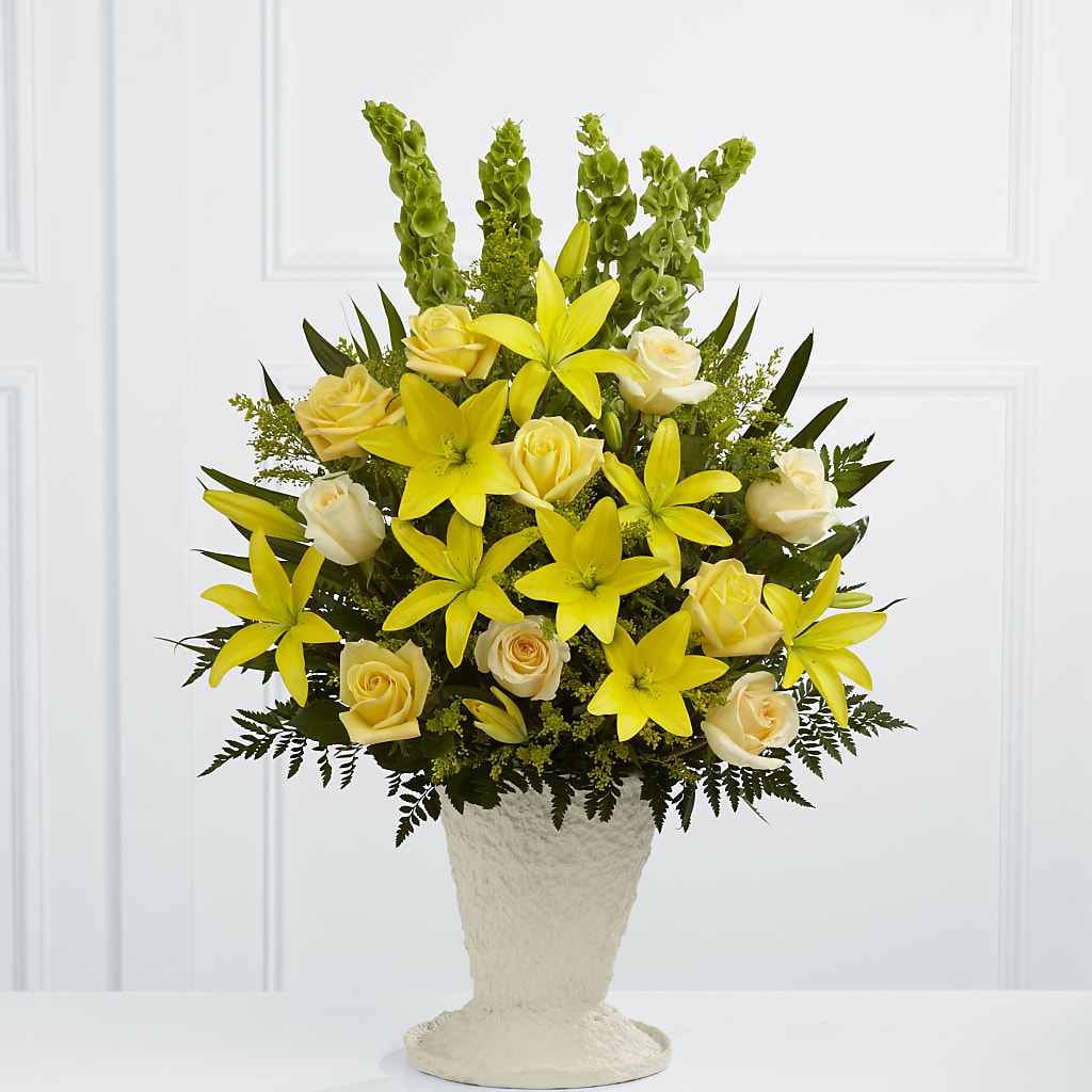 Golden Memories Arrangement – Flowers By Pj Inc, Tuckerton NJ