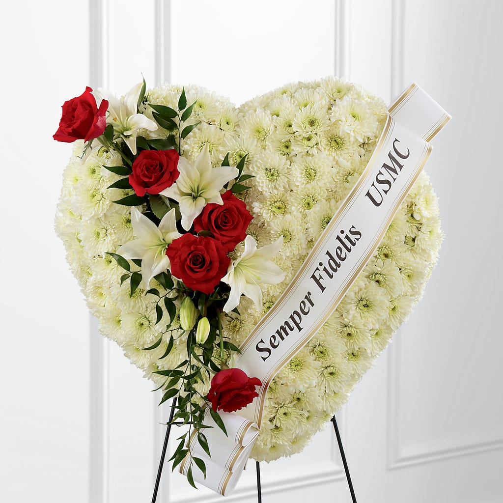 Heartfelt Hero Standing Heart – Flowers By Pj Inc, Tuckerton NJ