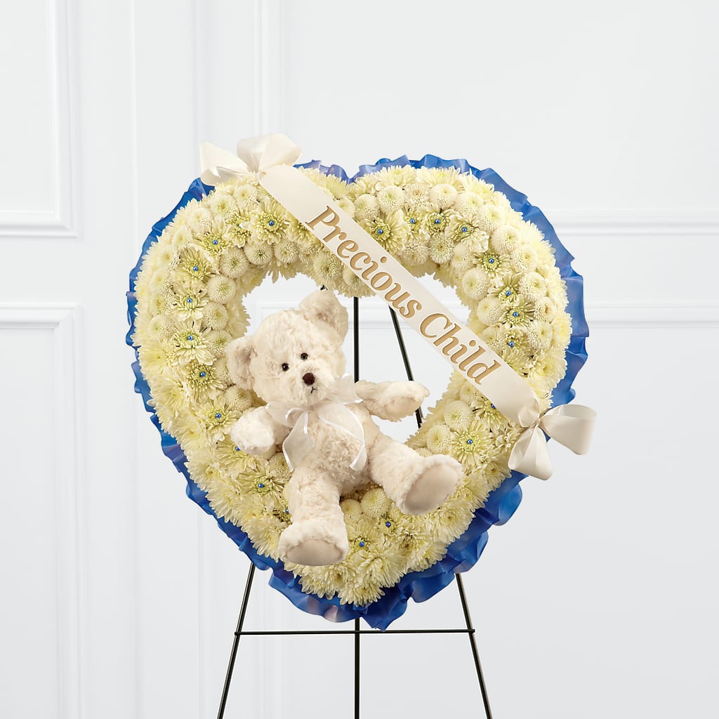 Precious Child Standing Heart – Flowers By Pj Inc, Tuckerton NJ