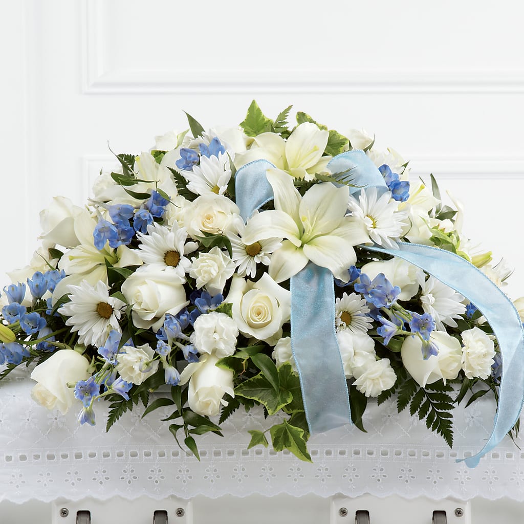 Tender Treasure Casket Spray – Flowers By Pj Inc, Tuckerton NJ