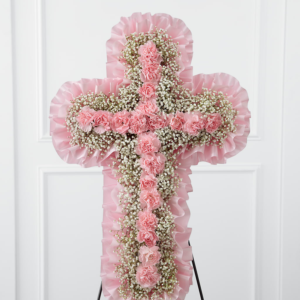 Angel's Cross Easel – Flowers By Pj Inc, Tuckerton NJ