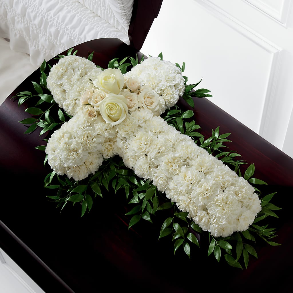 Peaceful Memories Casket Spray (Standard) – Flowers By Pj Inc, Tuckerton NJ