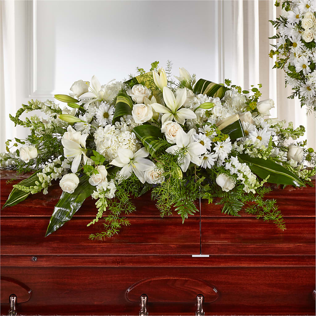 Abundance Casket Spray – Flowers By Pj Inc, Tuckerton NJ