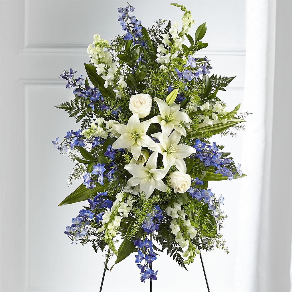 Faithful Friend Standing Spray – Flowers By Pj Inc, Tuckerton NJ