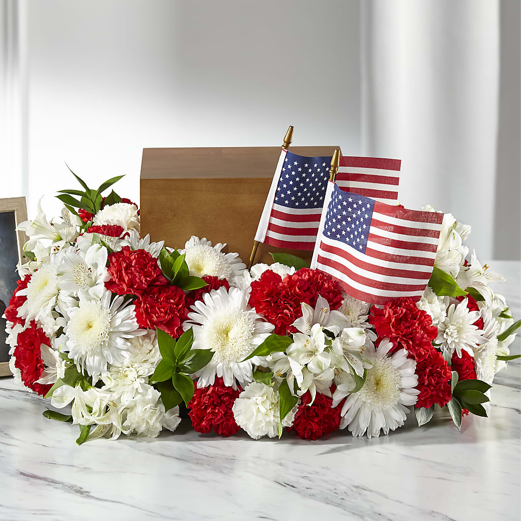 Spirit of Patriotism Cremation Adornment – Flowers By Pj Inc, Tuckerton NJ