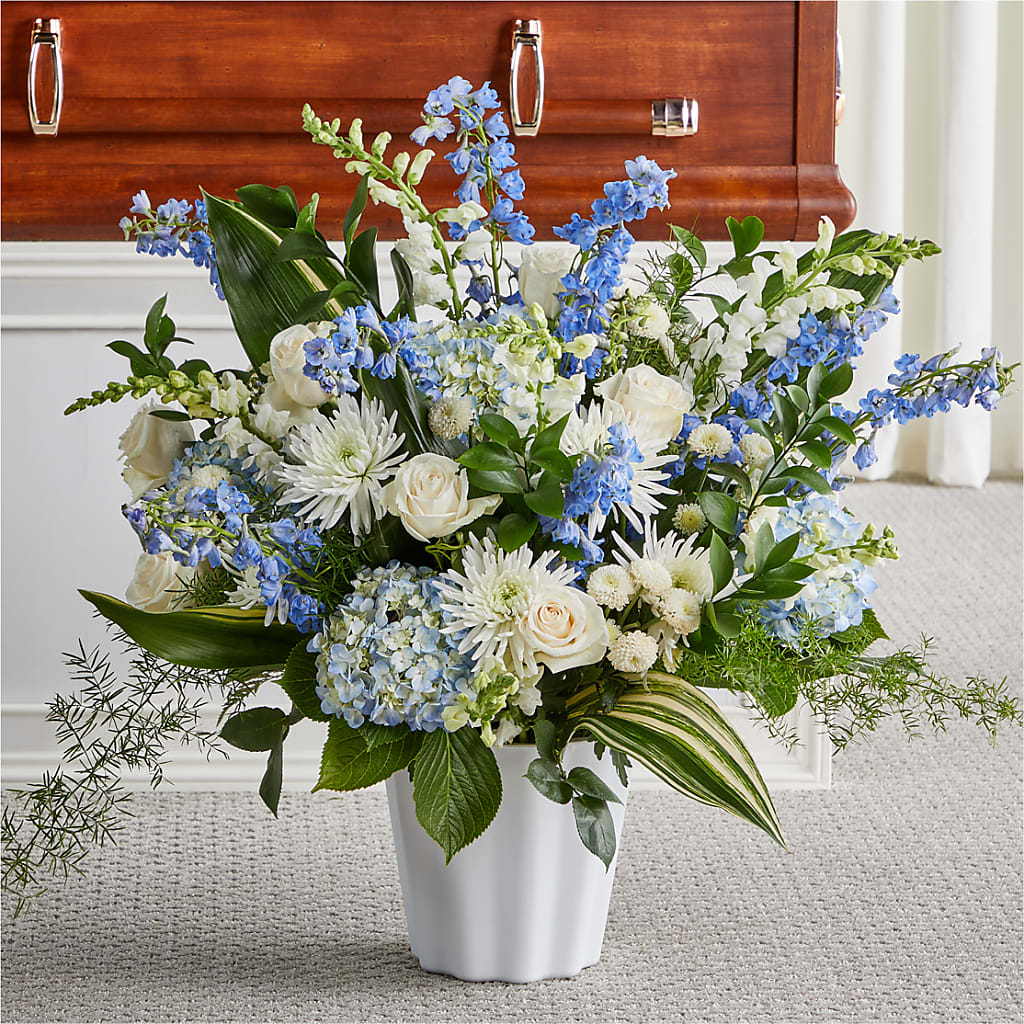 Everlasting Memories Floor Basket – Flowers By Pj Inc, Tuckerton NJ