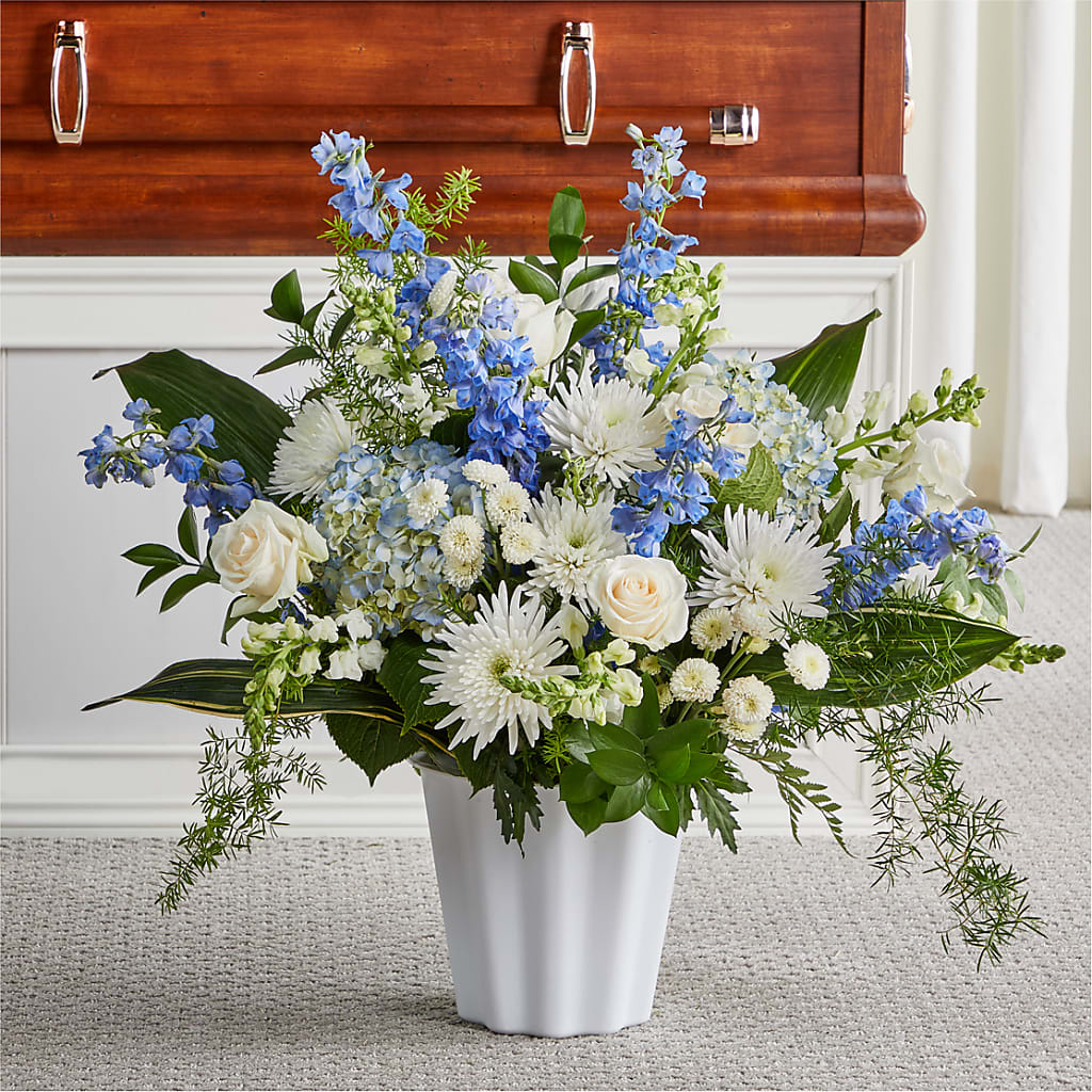 Everlasting Memories Floor Basket – Flowers By Pj Inc, Tuckerton NJ