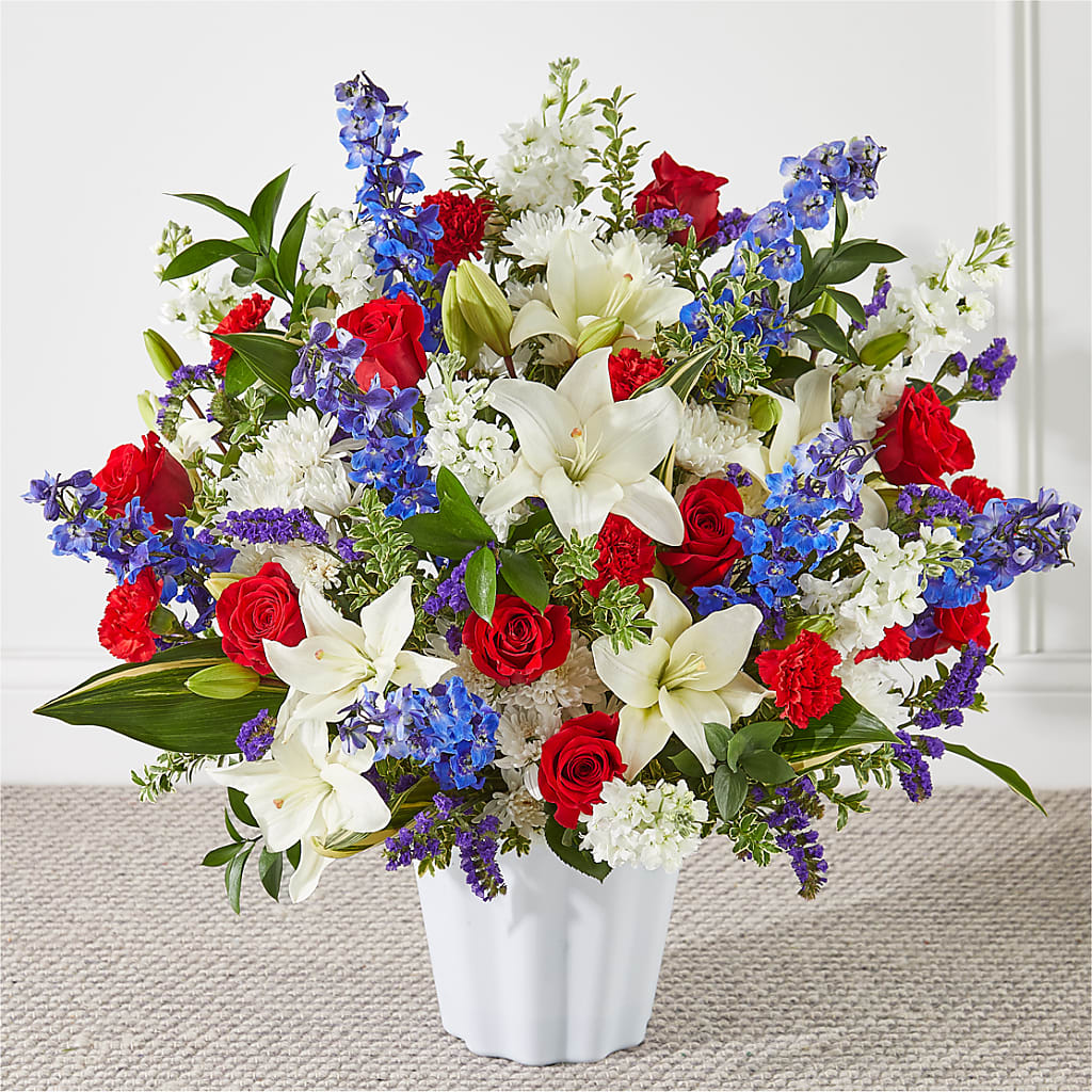 Consoled Floor Basket – Flowers By Pj Inc, Tuckerton NJ