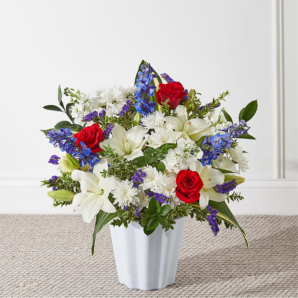 Consoled Floor Basket – Flowers By Pj Inc, Tuckerton NJ