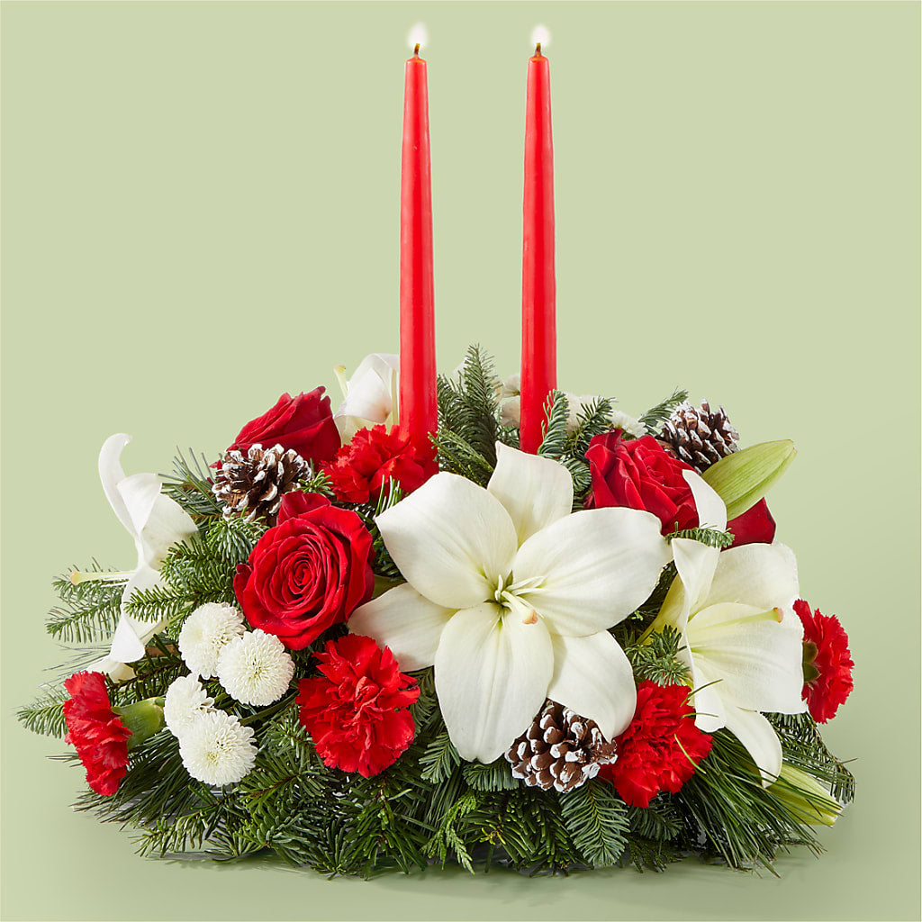 Seasonal Festivities Centerpiece – Flowers By Pj Inc, Tuckerton NJ