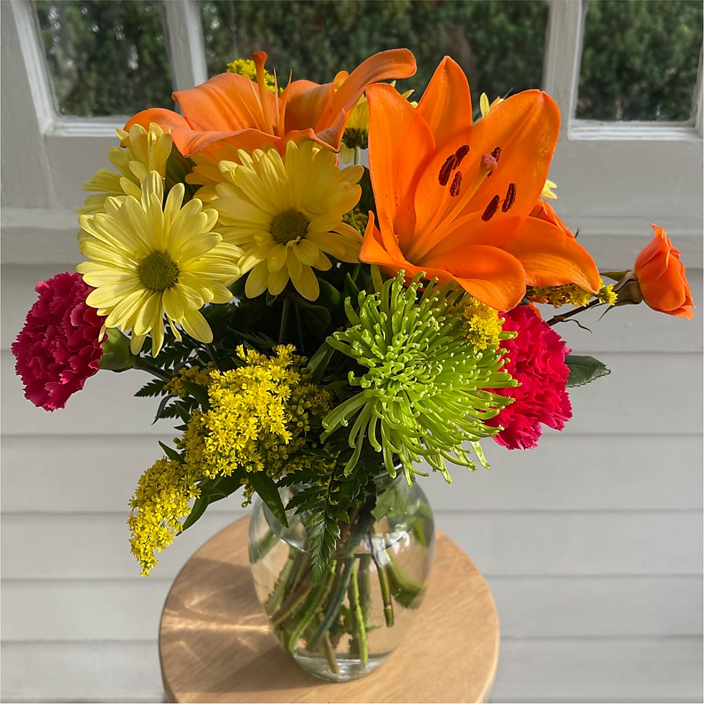 Bold & Bright – A Florist Original –  Flowers By Pj Inc, Tuckerton NJ