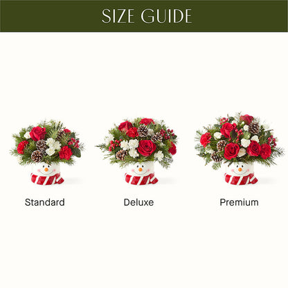 Jolly Snowman Bouquet –  Flowers By Pj Inc, Tuckerton NJ