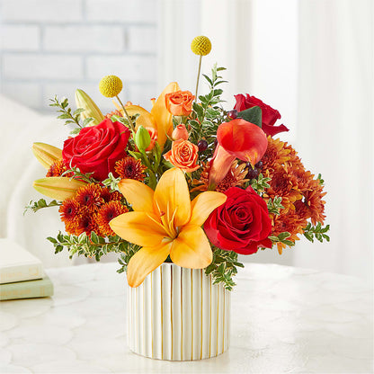 Scarlet Skies Bouquet –  Flowers By Pj Inc, Tuckerton NJ