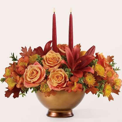 Harvest Table Centerpiece –  Flowers By Pj Inc, Tuckerton NJ