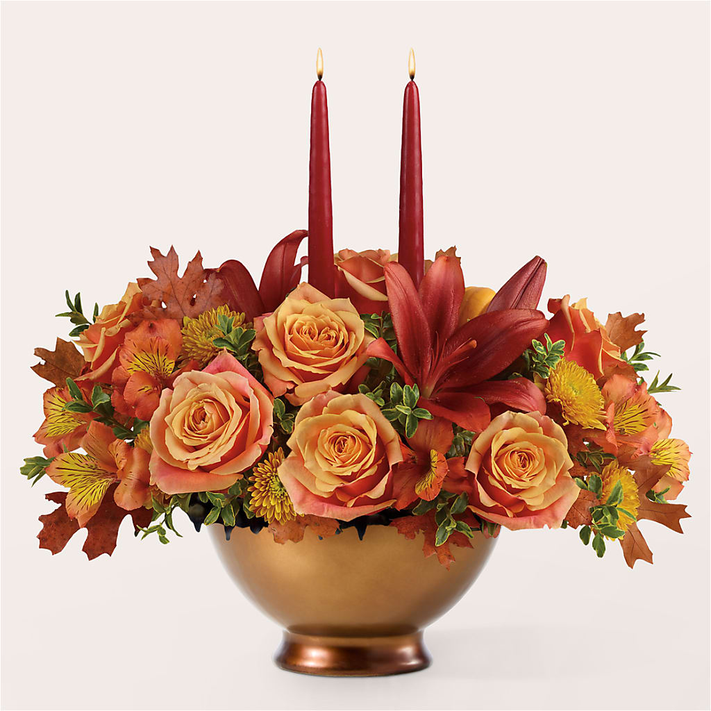 Harvest Table Centerpiece –  Flowers By Pj Inc, Tuckerton NJ