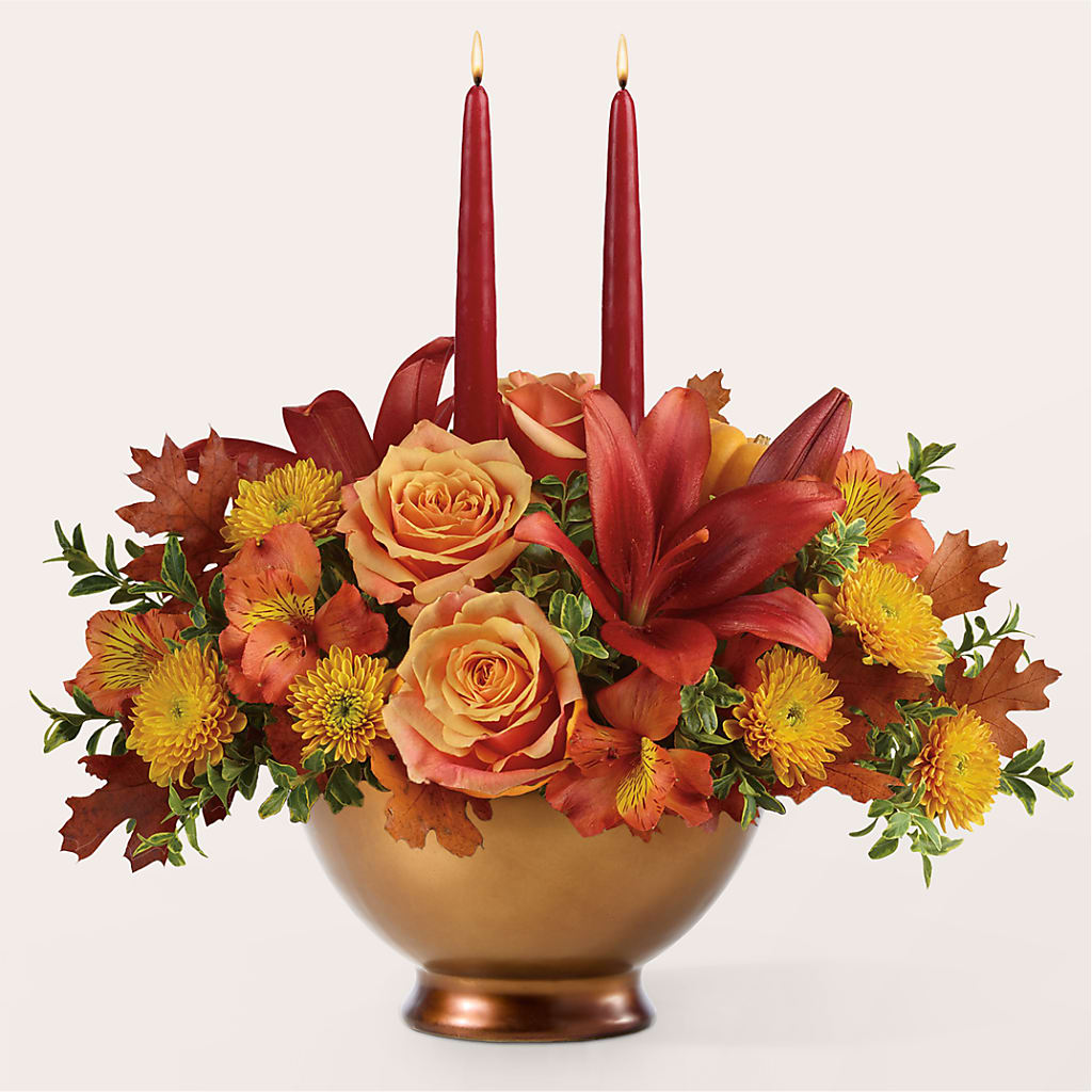 Harvest Table Centerpiece –  Flowers By Pj Inc, Tuckerton NJ