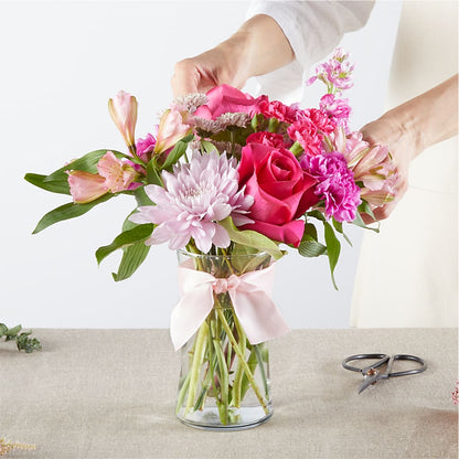 Pink Ribbon - A Florist Original –  Flowers By Pj Inc, Tuckerton NJ