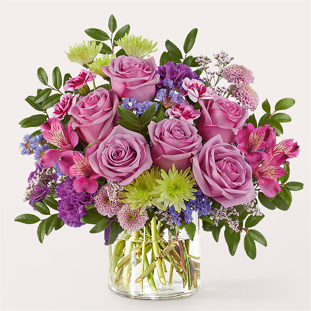 Glass Half Full Bouquet –  Flowers By Pj Inc, Tuckerton NJ