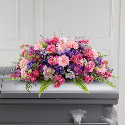 Glorious Garden Casket Spray –  Flowers By Pj Inc, Tuckerton NJ