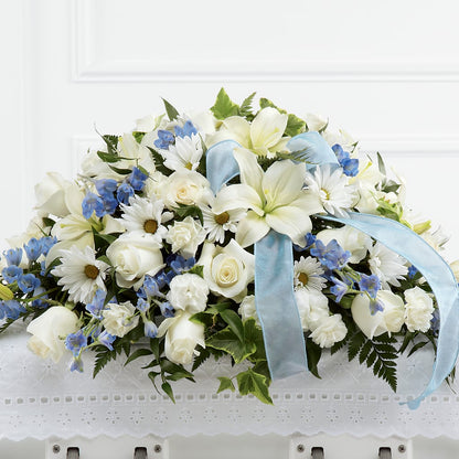 Tender Treasure Casket Spray –  Flowers By Pj Inc, Tuckerton NJ