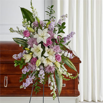 Grateful Hearts Standing Spray –  Flowers By Pj Inc, Tuckerton NJ