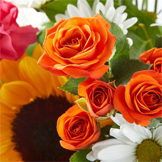 Sun-drenched Blooms Bouquet –  Flowers By Pj Inc, Tuckerton NJ