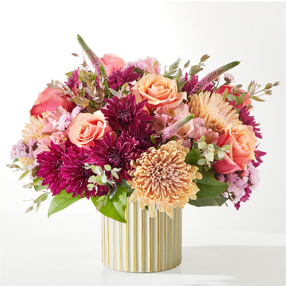 Berry Cobbler Bouquet with Ivory Vase –  Flowers By Pj Inc, Tuckerton NJ