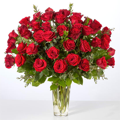 Forever Yours Fifty Stem Red Rose Bouquet –  Flowers By Pj Inc, Tuckerton NJ